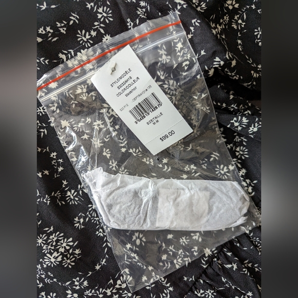 Molly Bracken Black Floral tiered Babydoll Dress - Picture 10 of 12